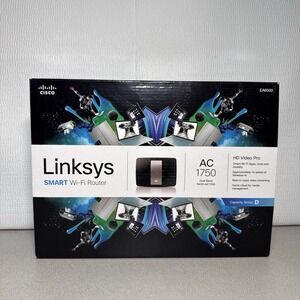 Linksys‎ AC1750 4-Port Gigabit Wireless AC Router (EA6500) As Is Not Tested